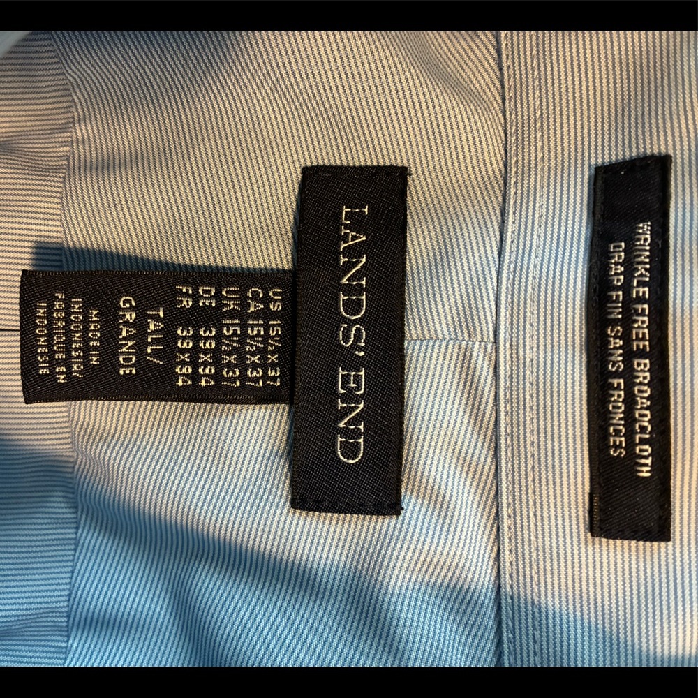 Lot of 2 Men’s 15x37 Tall dress shirts EUC
